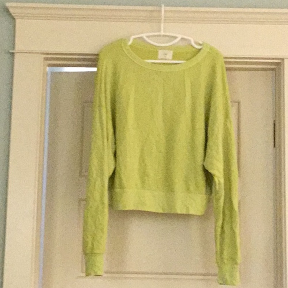 Anthropologie cropped sweathshirt